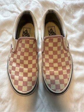 Vans Women’s Checkerboard Slip-Ons